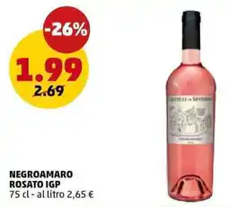 PENNY Negroamaro rosato igp offerta