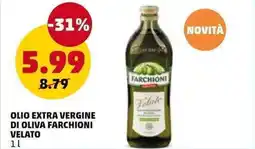 PENNY Olio extra vergine di oliva farchioni velato offerta