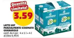 PENNY Latte uht parzialmente scremato GRANAROLO offerta