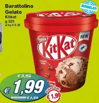 Prix Quality Kitkat Barattolino Gelato 321g offerta