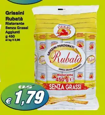 Prix Quality Grissini Rubatà 450g offerta