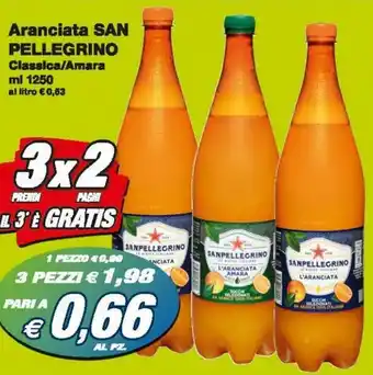 Prix Quality San Pellegrino Aranciata 1250ml offerta