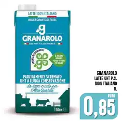 Al Discount Granarolo latte uht p.s. 100% italiano offerta