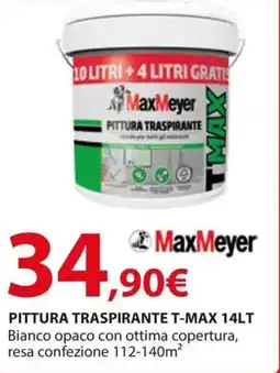 Kreo Brico e Casa Pittura traspirante t-max MaxMeyer offerta