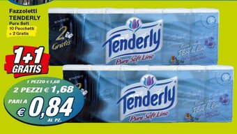 Prix Quality Tenderly Fazzoletti 10 Pacchetti + 2 Gratiss offerta