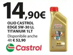 Kreo Brico e Casa OLIO CASTROL EDGE 5W-30 LL TITANIUM offerta