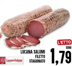 Al Discount Lucana salumi filetto stagionato offerta