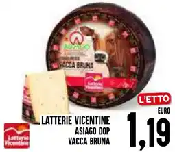 Al Discount Latterie vicentine asiago dop vacca bruna offerta