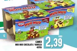 Al Discount Cameo muu muu cioccolato / vaniglia offerta
