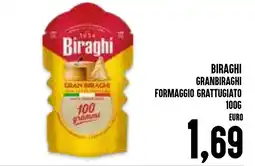 Al Discount Biraghi granbiraghi formaggio grattugiato offerta