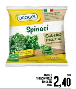 Al Discount Orogel spinaci cubello foglia più offerta