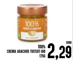 Al Discount 100% crema arachidi tostati bio offerta