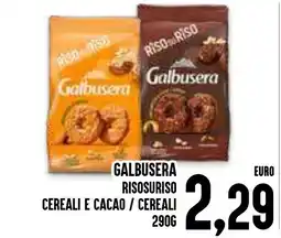 Al Discount Galbusera risosuriso cereali e cacao / cereali offerta