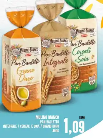 Mulino bianco pan bauletto integrale / cereali e soia / grano duro