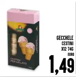 Al Discount Gecchele cestini x12 offerta
