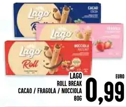 Al Discount Lago roll break cacao/fragola / nocciola offerta