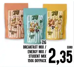 Al Discount Zig breakfast mix / energy mix / student mix offerta