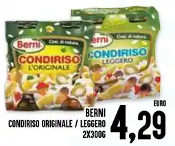 Al Discount Berni condiriso originale / leggero offerta