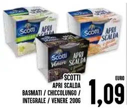 Al Discount Scotti apri scalda basmati/chiccolungo / integrale / venere offerta