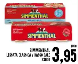 Al Discount Simmenthal lessata classica / basso sale offerta