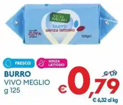 MD Discount Burro VIVO MEGLIO offerta