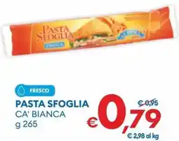 MD Discount Pasta sfoglia CA' BIANCA offerta