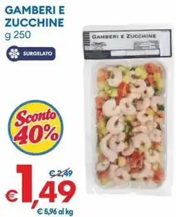 MD Discount Gamberi e zucchine offerta