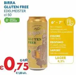 MD Discount Birra gluten free EDELMEISTER offerta