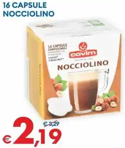 MD Discount 16 capsule nocciolino covim offerta
