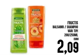 Al Discount Garnier fructis balsamo / shampoo offerta