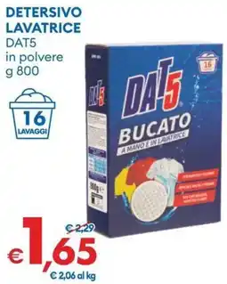MD Discount Detersivo lavatrice DAT5 offerta
