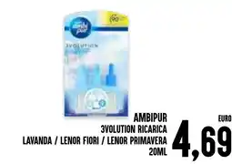 Al Discount Ambipur 3volution ricarica lavanda / lenor fiori / lenor primavera offerta