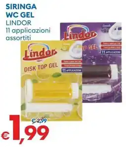 MD Discount Siringa wc gel LINDOR offerta