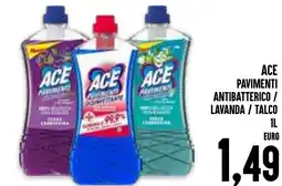 Al Discount Ace pavimenti antibatterico / lavanda / talco offerta