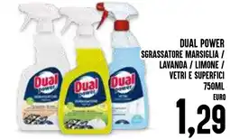Al Discount Dual power sgrassatore marsiglia / lavanda / limone / vetri e superfici offerta