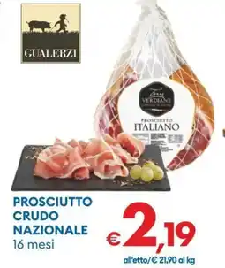 MD Discount Gualerzi prosciutto crudo nazionale offerta