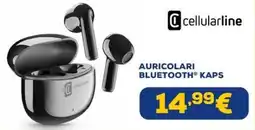 Euronics Cellularline auricolari bluetooth kaps offerta