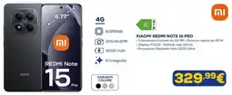 Euronics XIAOMI REDMI NOTE 15 PRO offerta