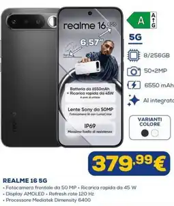 Euronics REALME 16 5G offerta