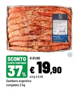 Iper La Grande Gambero argentino offerta
