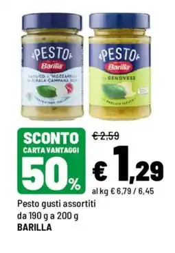 Iper La Grande Pesto BARILLA offerta