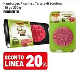 Iper La Grande Hamburger, Picanha o Tartare di Scottona FORMENTO offerta
