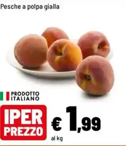 Iper La Grande Pesche a polpa gialla offerta