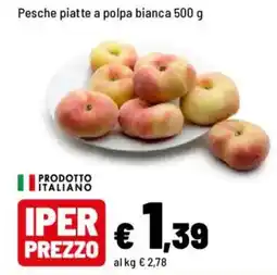 Iper La Grande Pesche piatte a polpa bianca offerta