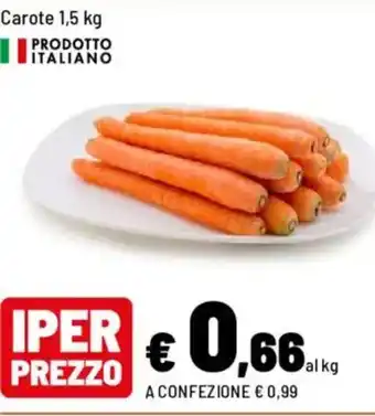 Iper La Grande Carote offerta