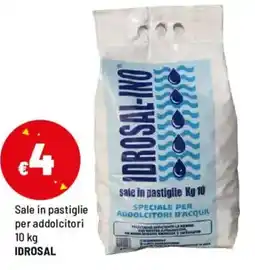 Iper La Grande Sale in pastiglie per addolcitori IDROSAL offerta