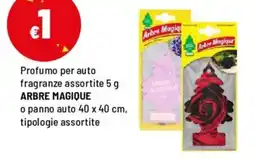 Iper La Grande Profumo per auto ARBRE MAGIQUE o panno auto 40 x 40 cm offerta