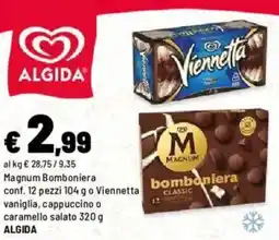 Iper La Grande Magnum Bomboniera Viennetta vaniglia, cappuccino o caramello salato ALGIDA offerta