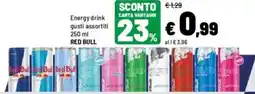 Iper La Grande Energy drink RED BULL offerta