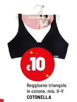 Iper La Grande Reggiseno triangolo in cotone COTONELLA offerta